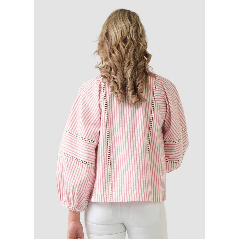 byTiMo Seersucker Blouse image number 1